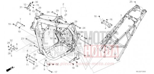 CARROSSERIE DE CHASSIS CRF1100AP de 2023